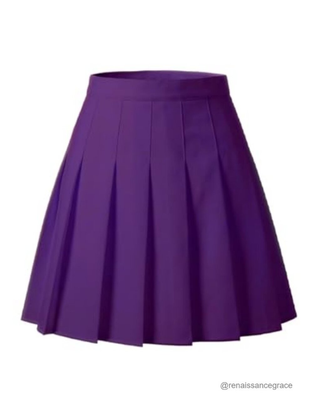 Women's High Waisted Pleated Tennis Skort - A-Line Mini Skirt for Active &